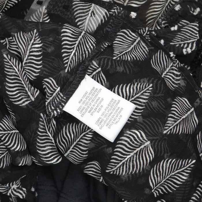 B by Bobeau Woven Pintuck Cami Lined Blouse Shirt Top 1793195