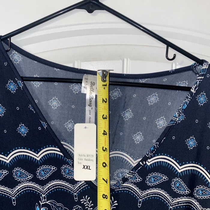 Bella Berry Women's Floral One Piece Dress Size 2X NWT