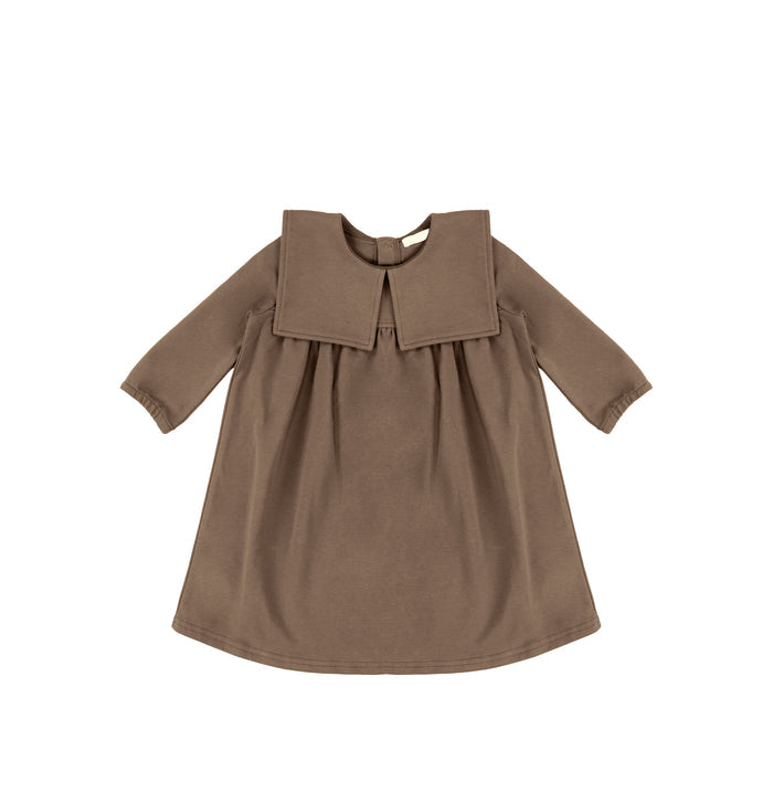 BIG COLLAR SWEATSHIRT DRESS