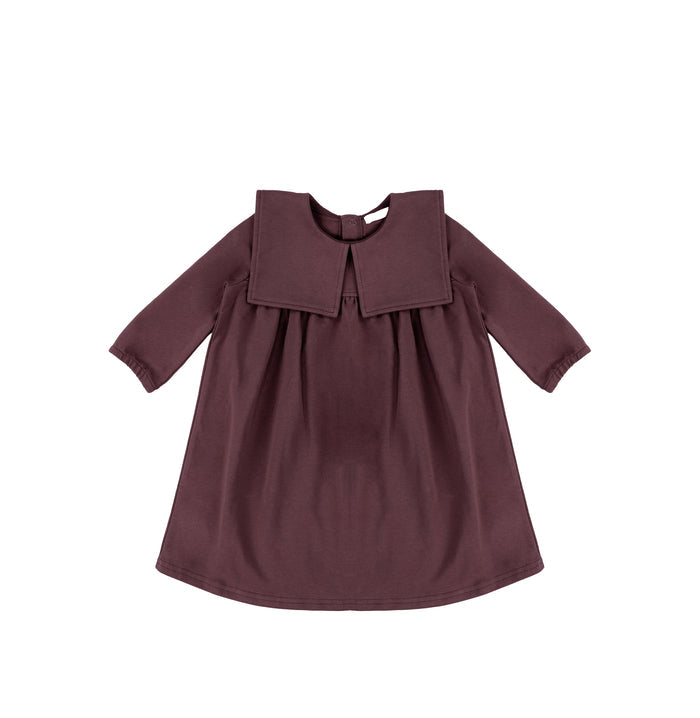BIG COLLAR SWEATSHIRT DRESS