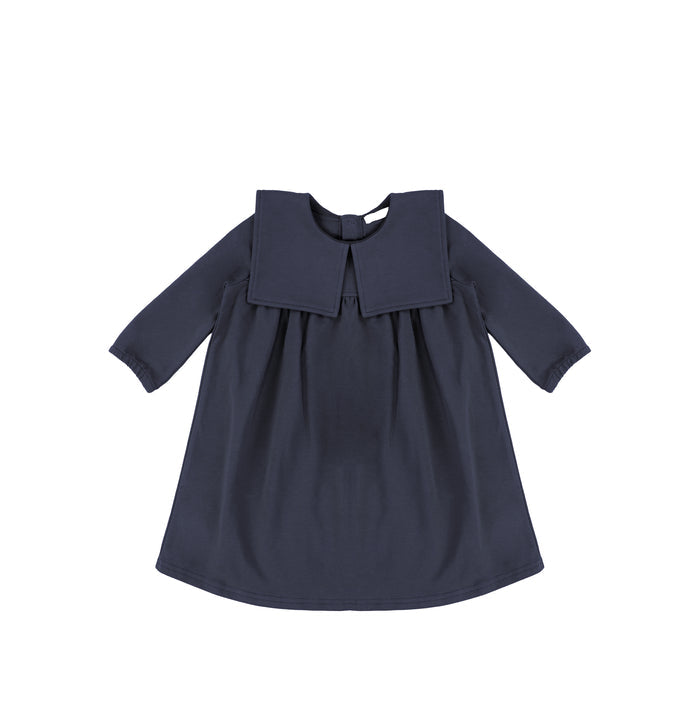 BIG COLLAR SWEATSHIRT DRESS