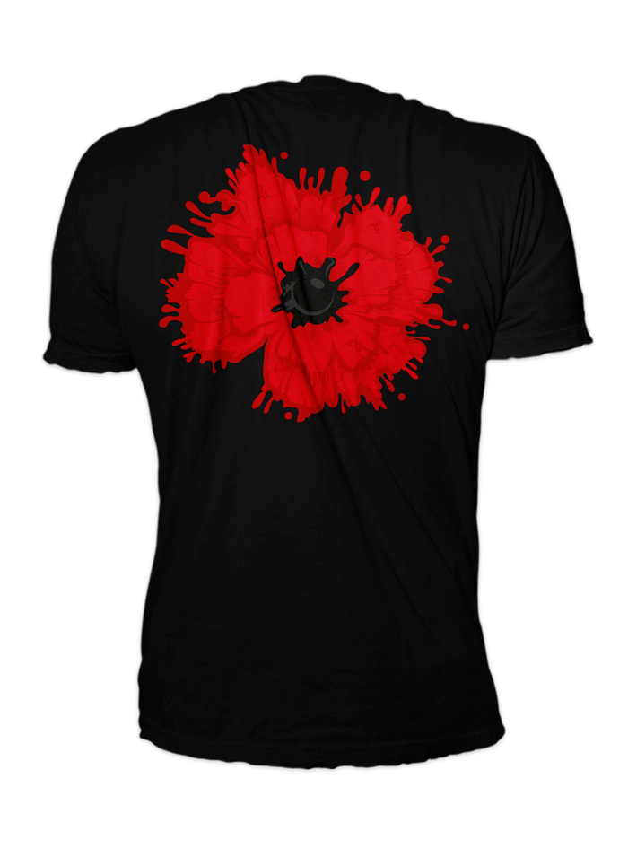 Black Silhouette Short Sleeve T-shirt