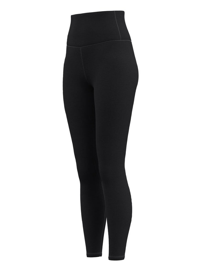 Black Women Yoga Pants Size 3XL High Rise 25" Sports Leggings