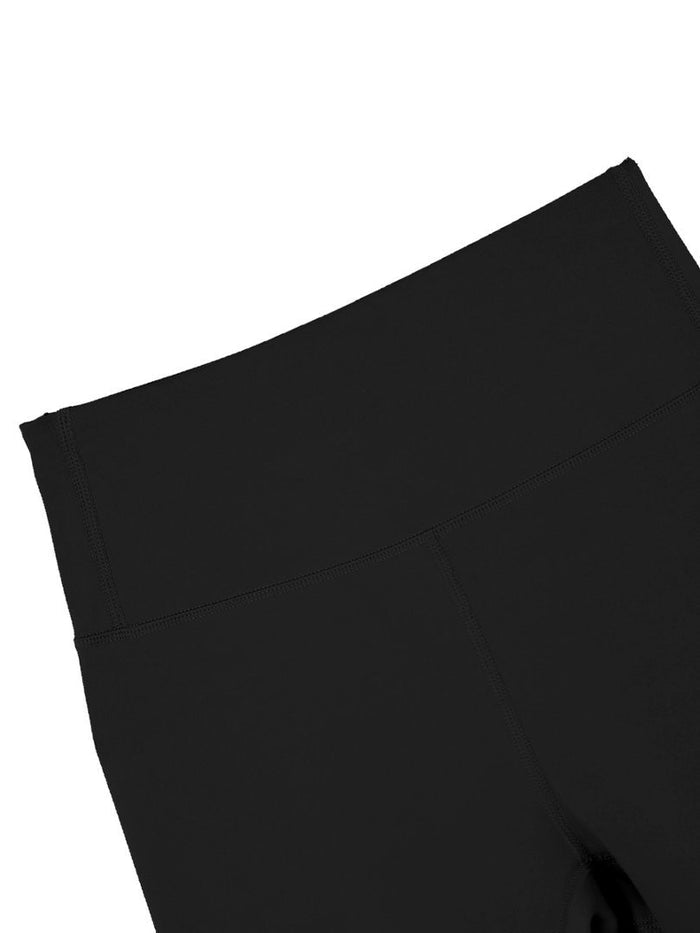 Black Women Yoga Pants Size 3XL High Rise 25" Sports Leggings