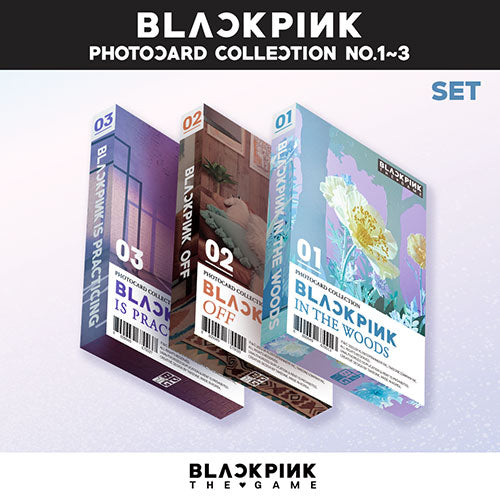 BLACKPINK Photocard Collection THE GAME - 3 variations main image