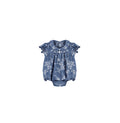 BLUE FLORAL ROMPER