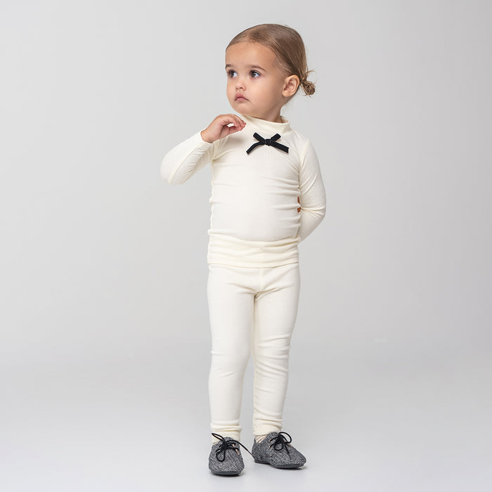 BOW MOCK NECK SET