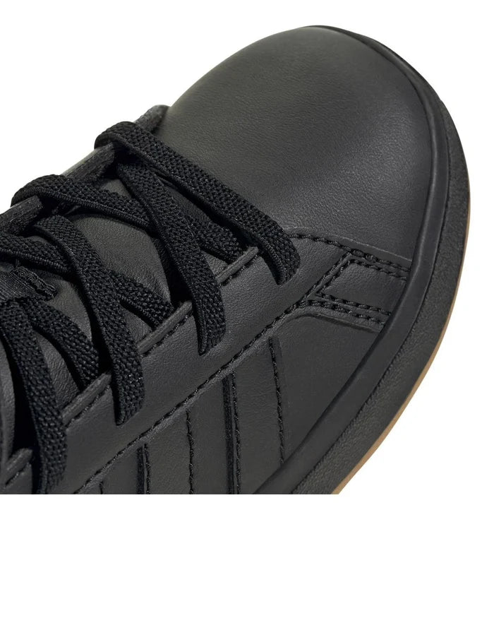 Boys Kids Unisex Adidas Grand Court Mid K Black Athletic Shoes - image 6
