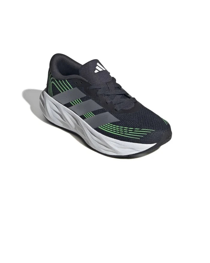 Boys Womens Adidas Running Galaxy 8 J Carbon SIlver Athletic Shoes - image 4