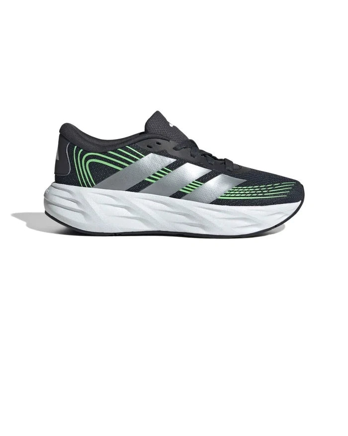 Boys Womens Adidas Running Galaxy 8 J Carbon SIlver Athletic Shoes - image 5