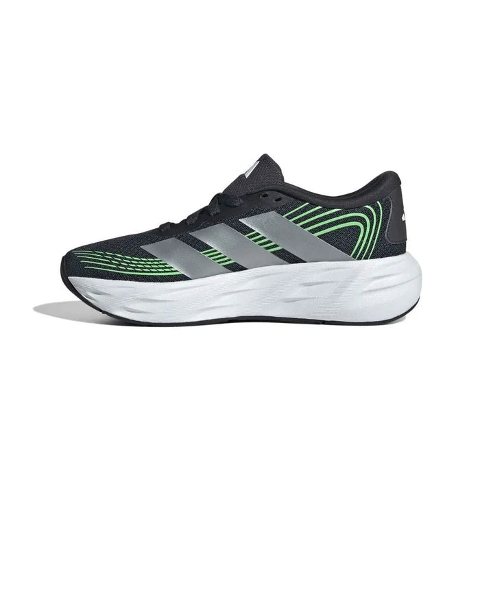 Boys Womens Adidas Running Galaxy 8 J Carbon SIlver Athletic Shoes - image 7