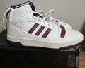 adidas Break Start Mid Men's Sneakers White Burgundy Navy – JR1453 Mid Top Shoes