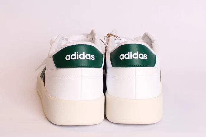 adidas Breaknet 3.0 Men's Sneakers White Green – Casual Shoes, Size 11