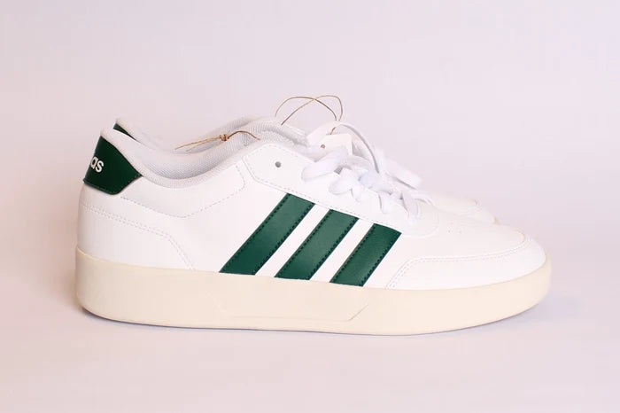 adidas Breaknet 3.0 Men's Sneakers White Green – Casual Shoes, Size 11