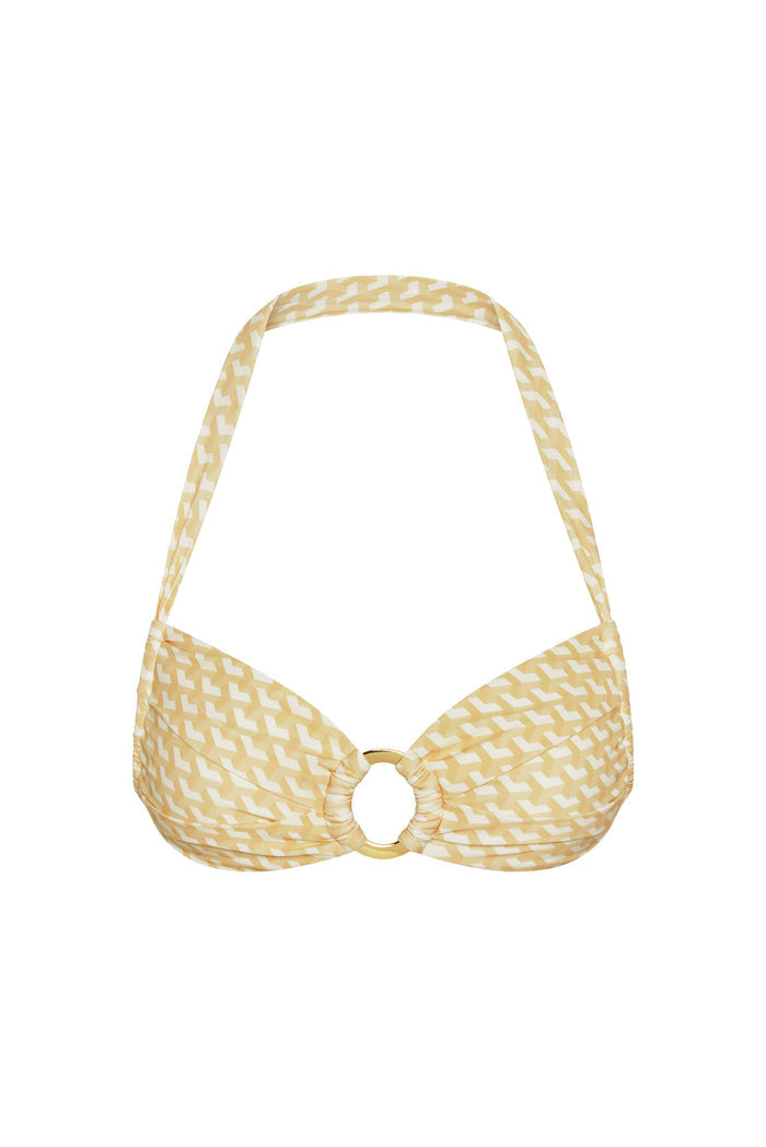 Bronte Top - Ivory Geo