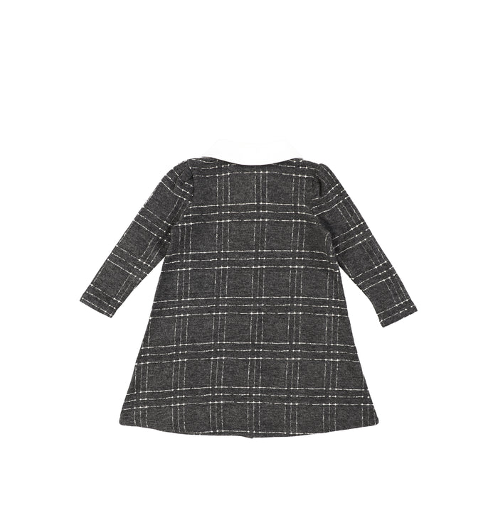 BRUSHED PLAID DRESS