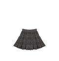 BRUSHED PLAID SKIRT