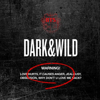 BTS DARK&WILD 1st Album cover image