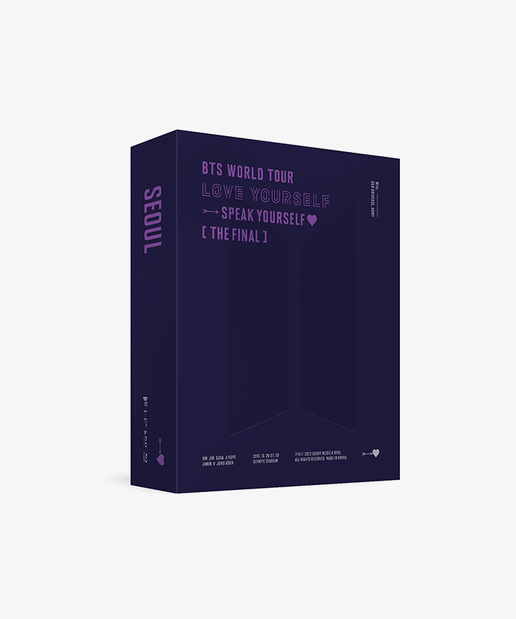 BTS - WORLD TOUR 'LOVE YOURSELF : SPEAK YOURSELF ' THE FINAL Blu-ray Main Product Image
