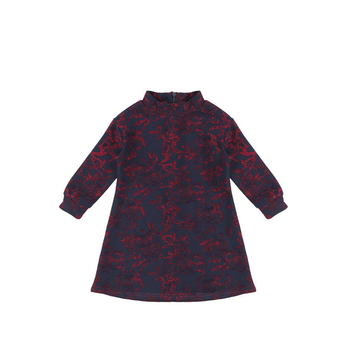 BURNOUT FLORAL DRESS