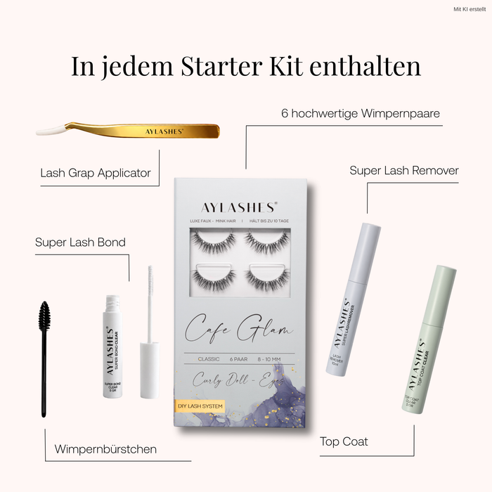 CAFE GLAM STARTER KIT (8mm-10mm)