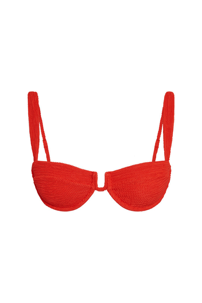 Cala Roja Top - Chili Pepper Crinkle