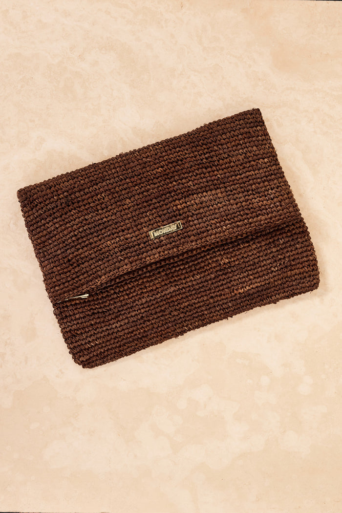 Cannes Clutch - Espresso