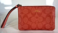 Coach Canvas Monogram Clutch Handbag – Classic Designer Wristlet Purse
