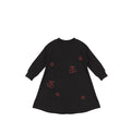 CHERRY APPLIQUE DRESS