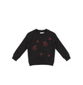 CHERRY APPLIQUE SWEATSHIRT