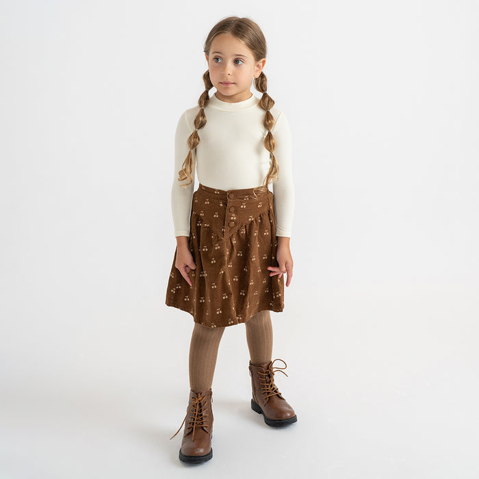CHERRY YOKE SKIRT