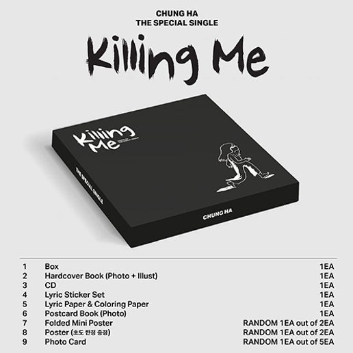 Chung Ha - Killing Me Special Single Album - Main Cover Image