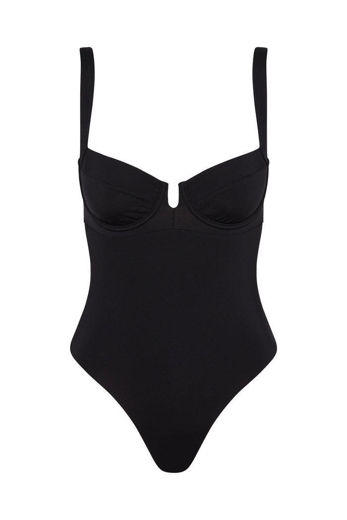 Clovelly One Piece - Black