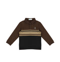 COLOR BLOCK STRIPE POLO