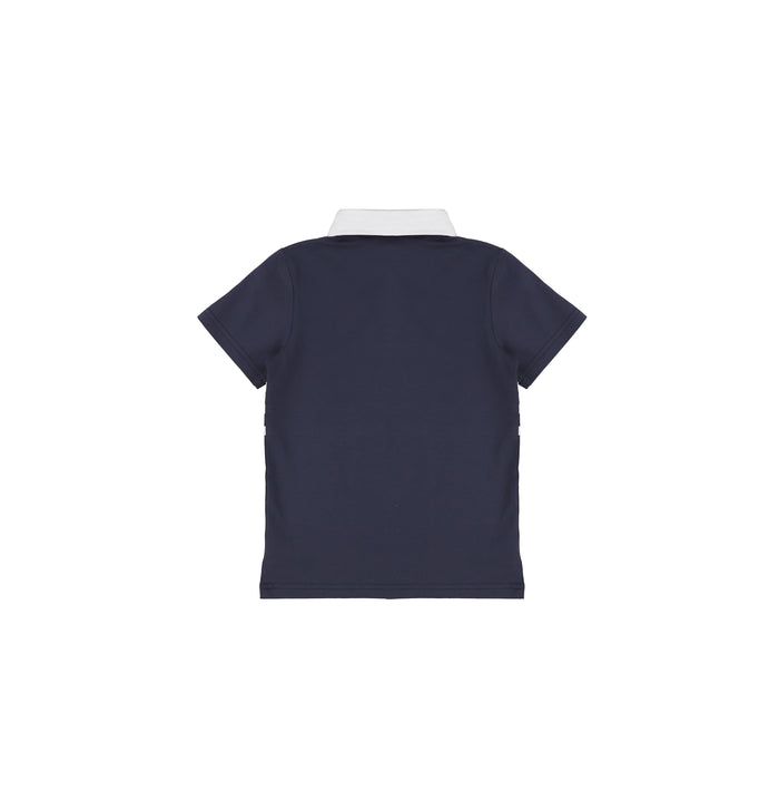 CONTRAST STRIPE POLO