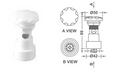 Controler ABS aer sisteme hidromasaj diametru 25 mm Emaux EM1834
