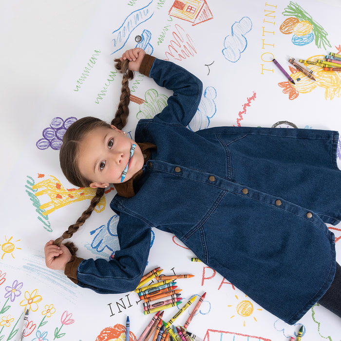 CORDUROY COLLAR DRESS