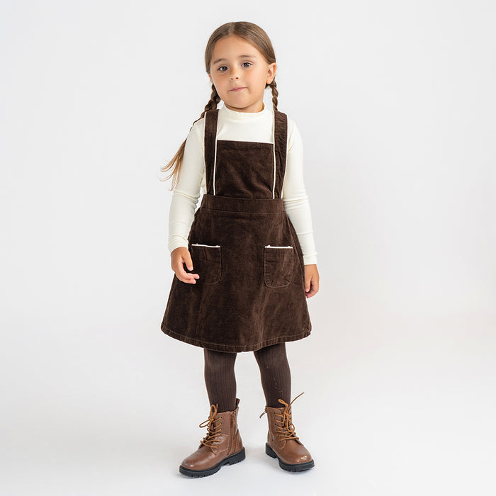 CORDUROY PINAFORE JUMPER