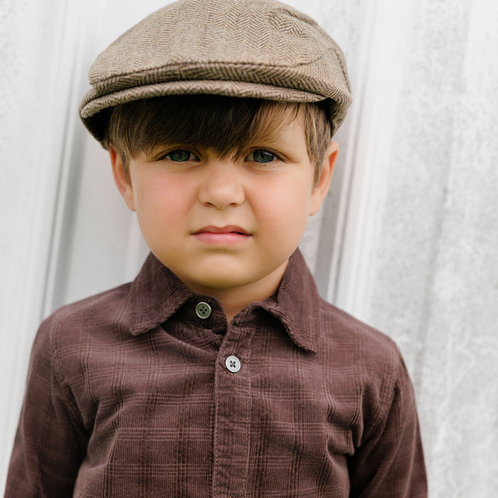 CORDUROY PLAID SHIRT