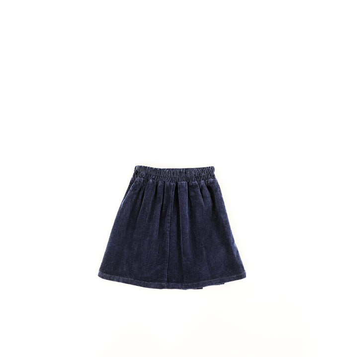 CORDUROY PLEATED SKIRT