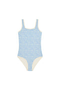 Corfu One Piece Kids - Sky Gingham