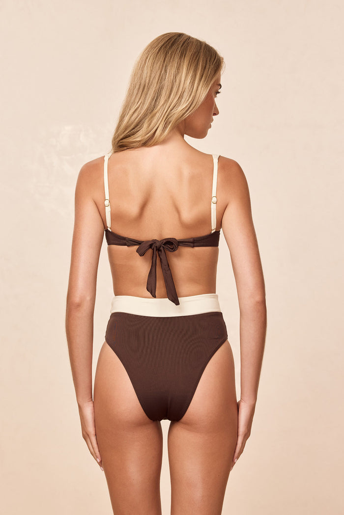 Costa Rica Bottom - Espresso/Ivory