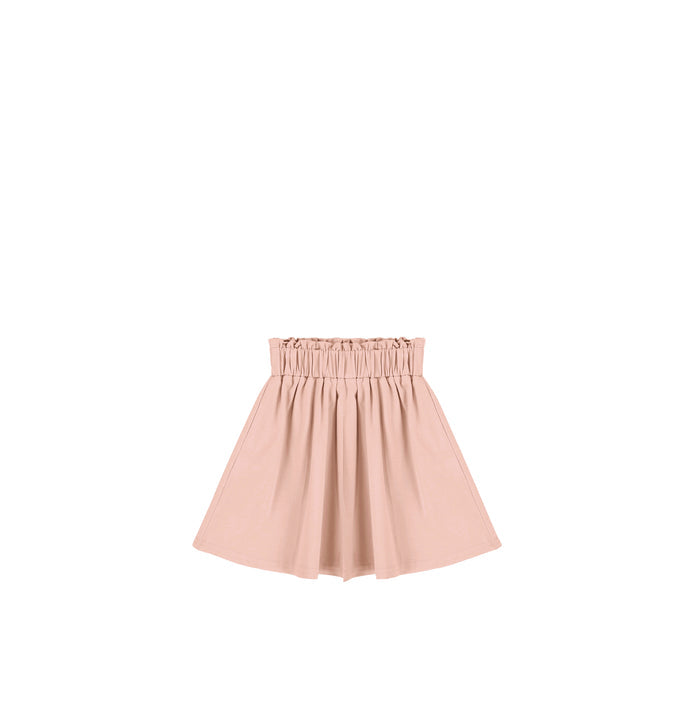 COTTON PAPERBAG WAIST SKIRT