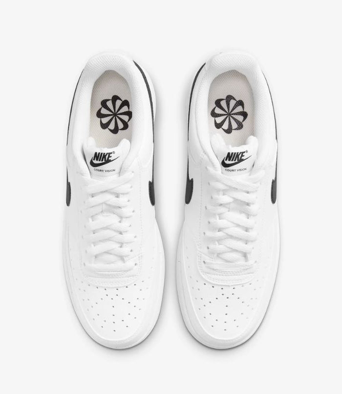 Nike Court Vision Low Next Nature White Black DH2987-101 Men Sneakers - Image 4