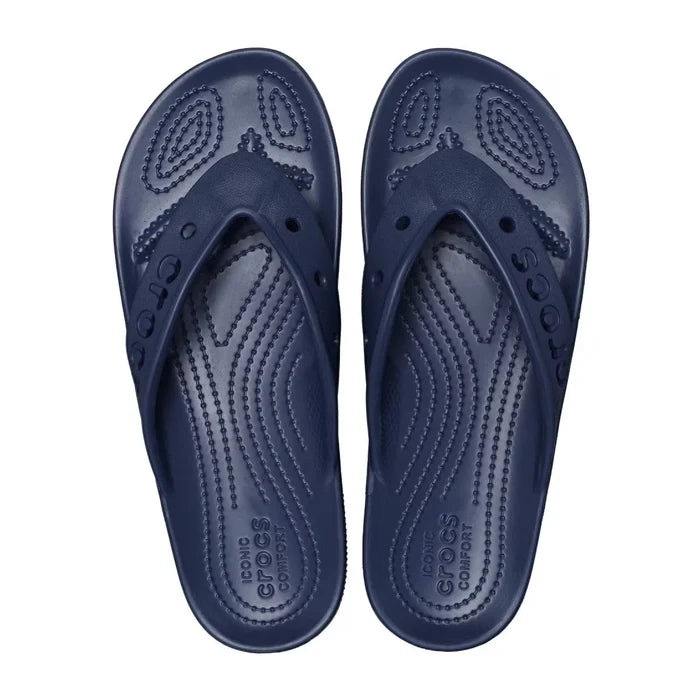 Crocs Baya II Flip Flops Navy Blue Mens Womens Sandals 694588-NV - image 6