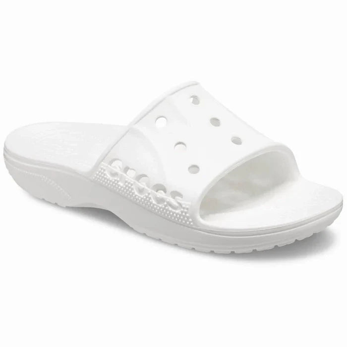 Crocs Baya II Women's Slide Sandals White – Casual Slip-On Shoes, Size 7 NWT