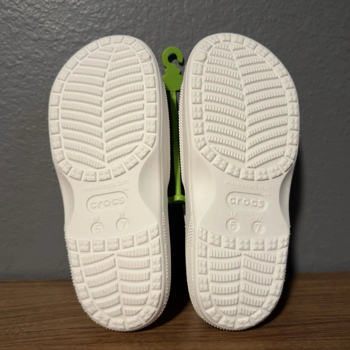 Crocs Baya II Women's Slide Sandals White – Casual Slip-On Shoes, Size 7 NWT