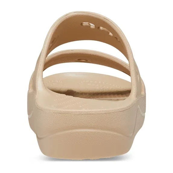 Crocs Baya Platform Unisex Slide Sandals Chai – Casual Slip-On Shoes, Medium