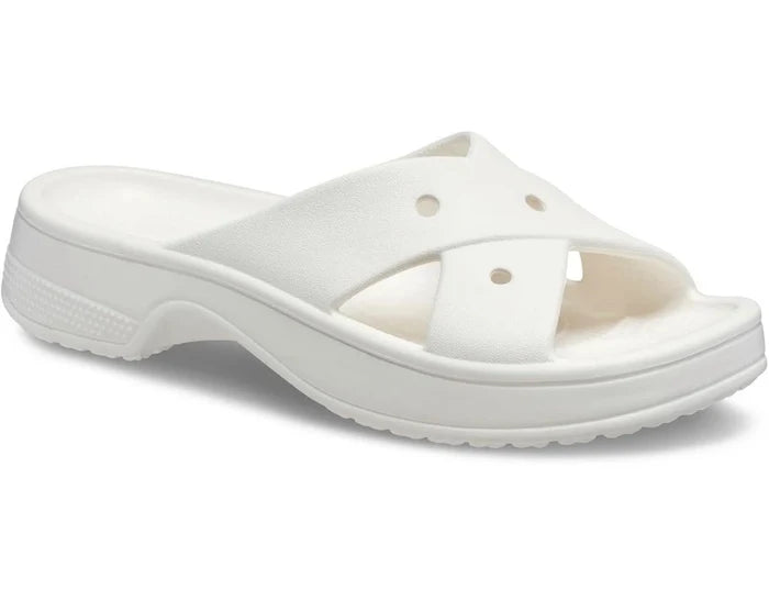 Crocs Classic Cross Strap Women's Slide Sandals – Casual Slip-On Shoes, Size 9, NWT