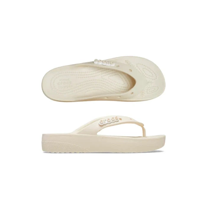 Crocs Classic Platform Flip Bone - image 1
